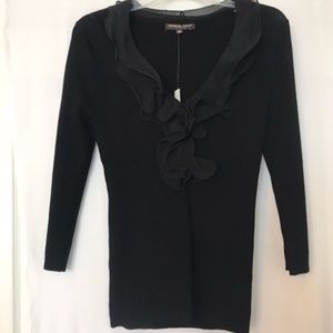 NWT Ruffle Neckline Sweater!